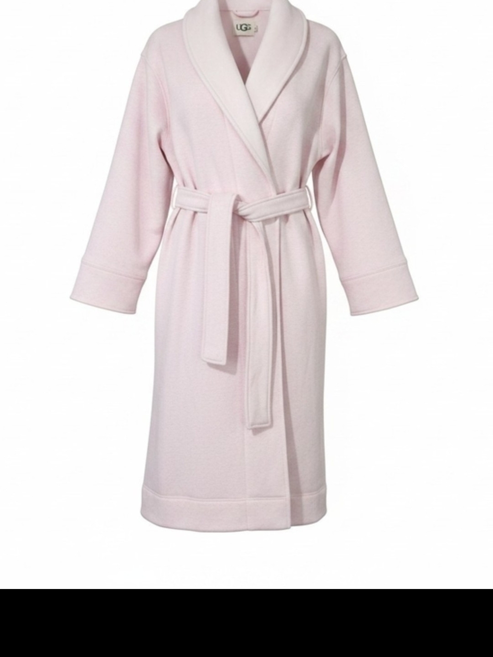 UGG Duffield II Women's Light Pink Shawl Collar Belted Robe Size M